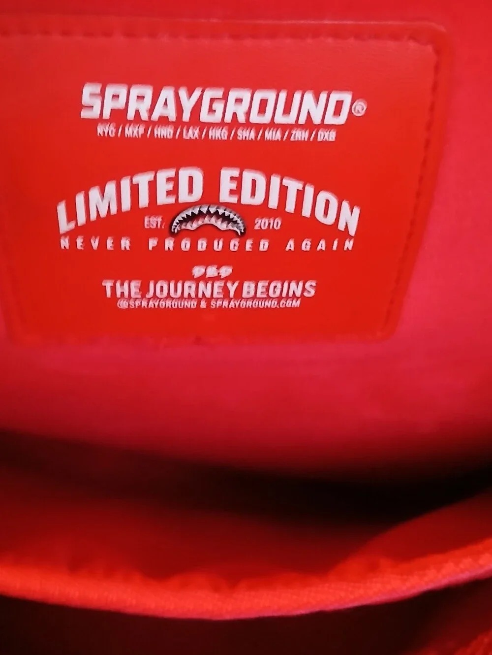 Sprayground Backpack/ Used W/ Some Wear